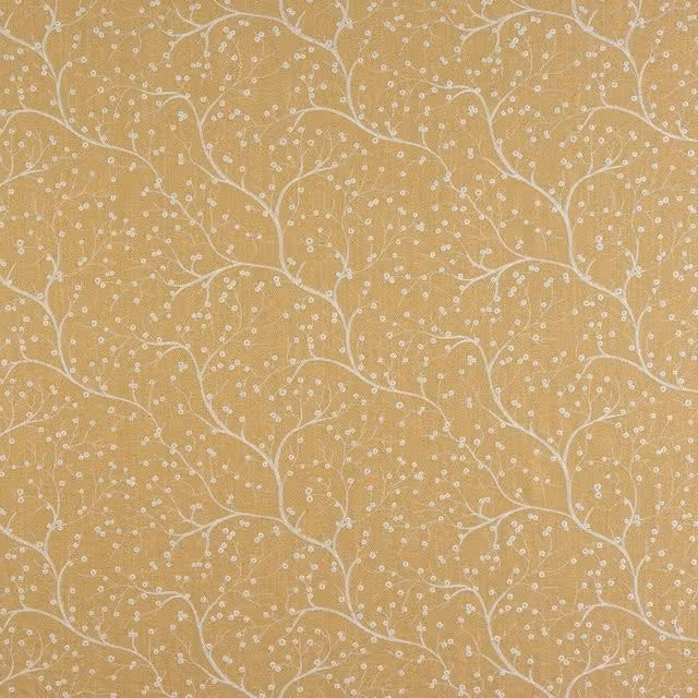 Terrys Floral Nature Fabric in Yellow and Beige