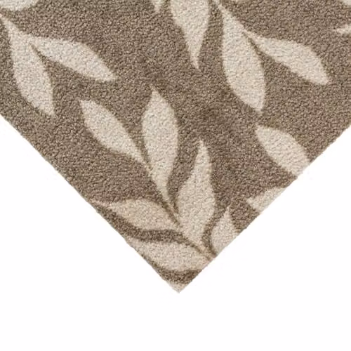 JVL Mega Runner Floral Brown Leaves Machine Washable Non-Slip W/D/H: 150 x 57 x 1 cm – 3