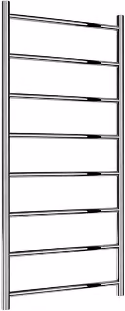 Savio Electric Stainless Steel Heated Towel Rail in Silver, W/H: 50 x 108 cm – 1