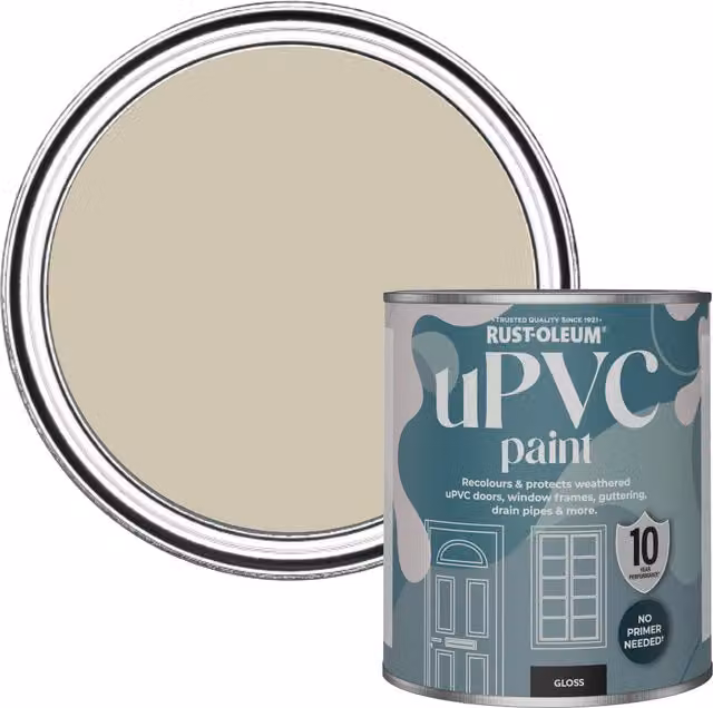 Rust-Oleum Gloss Finish UPVC Paint in Green, 0.75 l