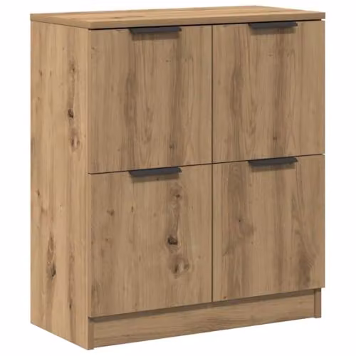 vidaXL Artisan Oak Sideboard in Brown, W/D/H: 60 x 30 x 70 cm – 1