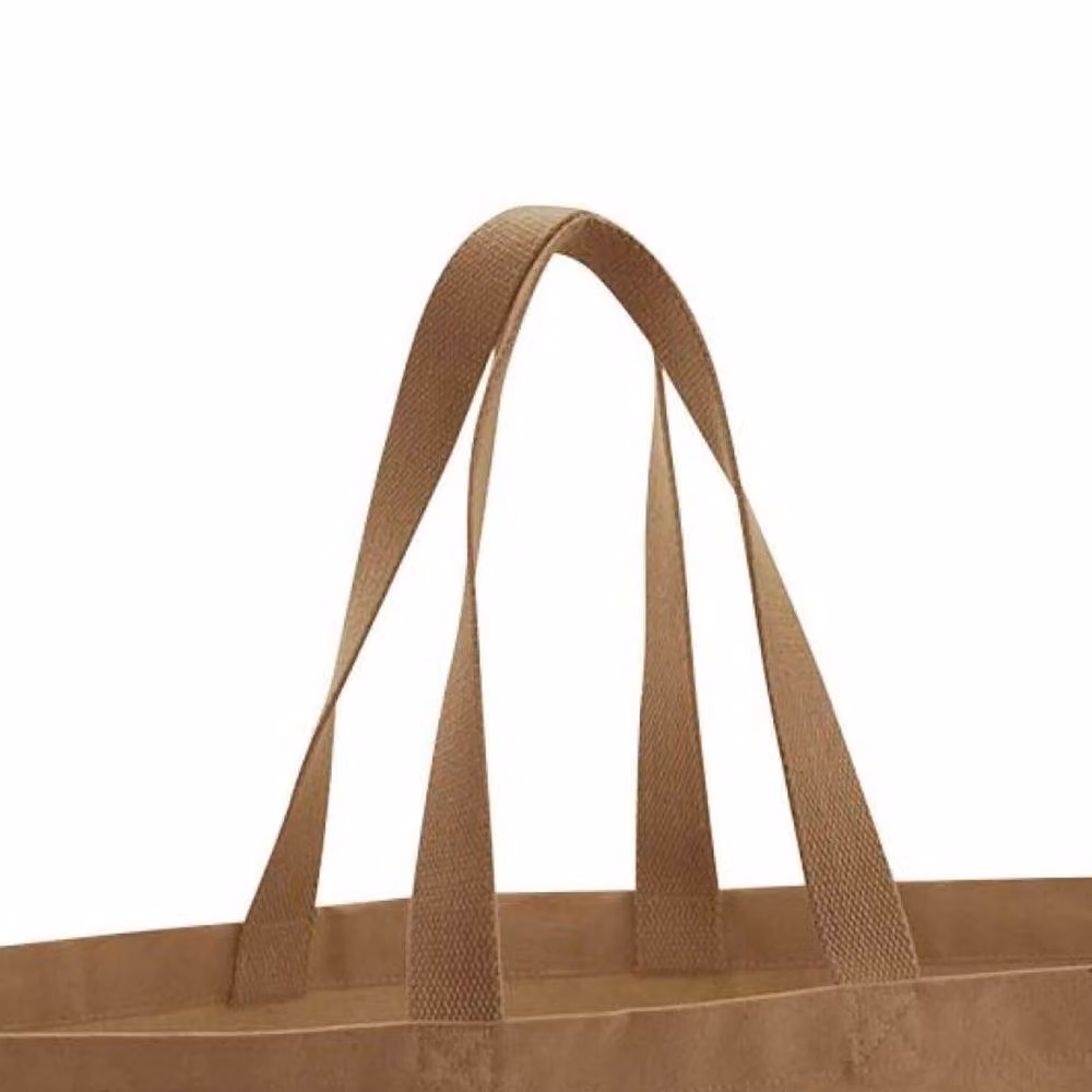 Westford Mill Canvas Oversized Tote Bag in Brown, W/D/H: 41.0 x 16.0 x 56.0 cm – 2