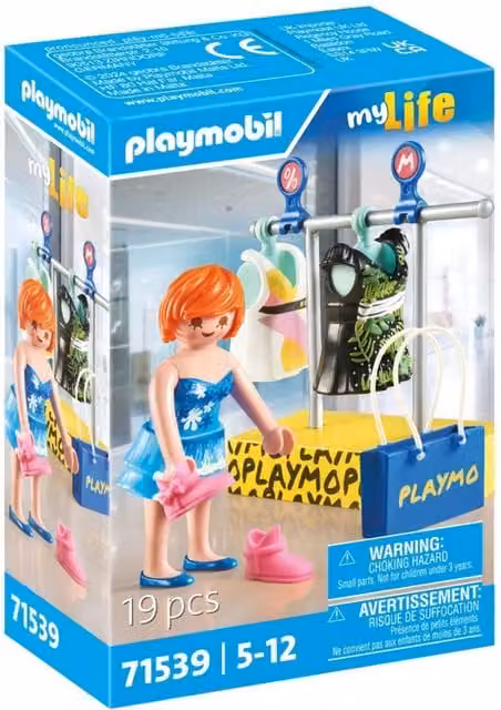 Playmobil Clothes Store in Pink and Multicolour