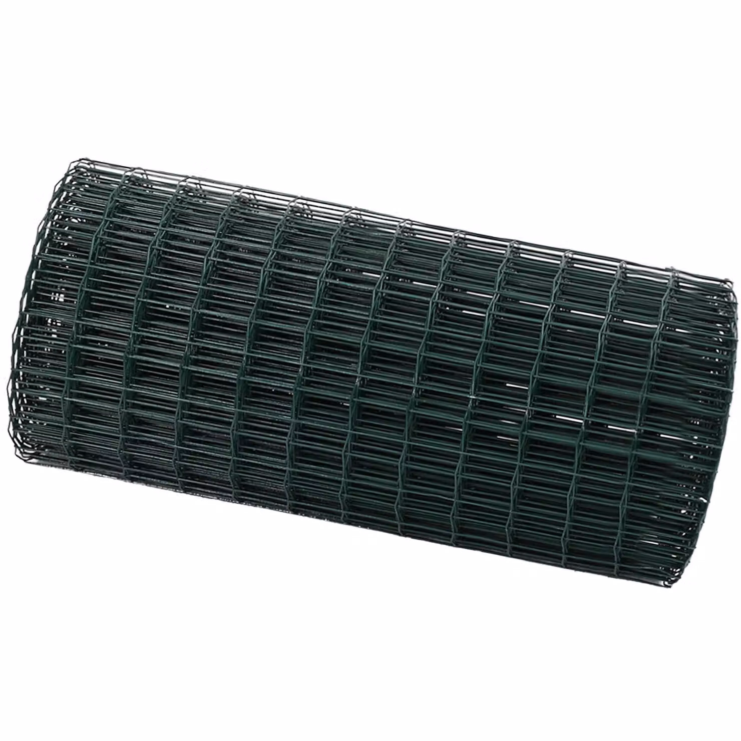 Berkfield Home Euro Fence Green PVC Coated Steel Fencing, W: 10 m, H: 0.4 m – 2