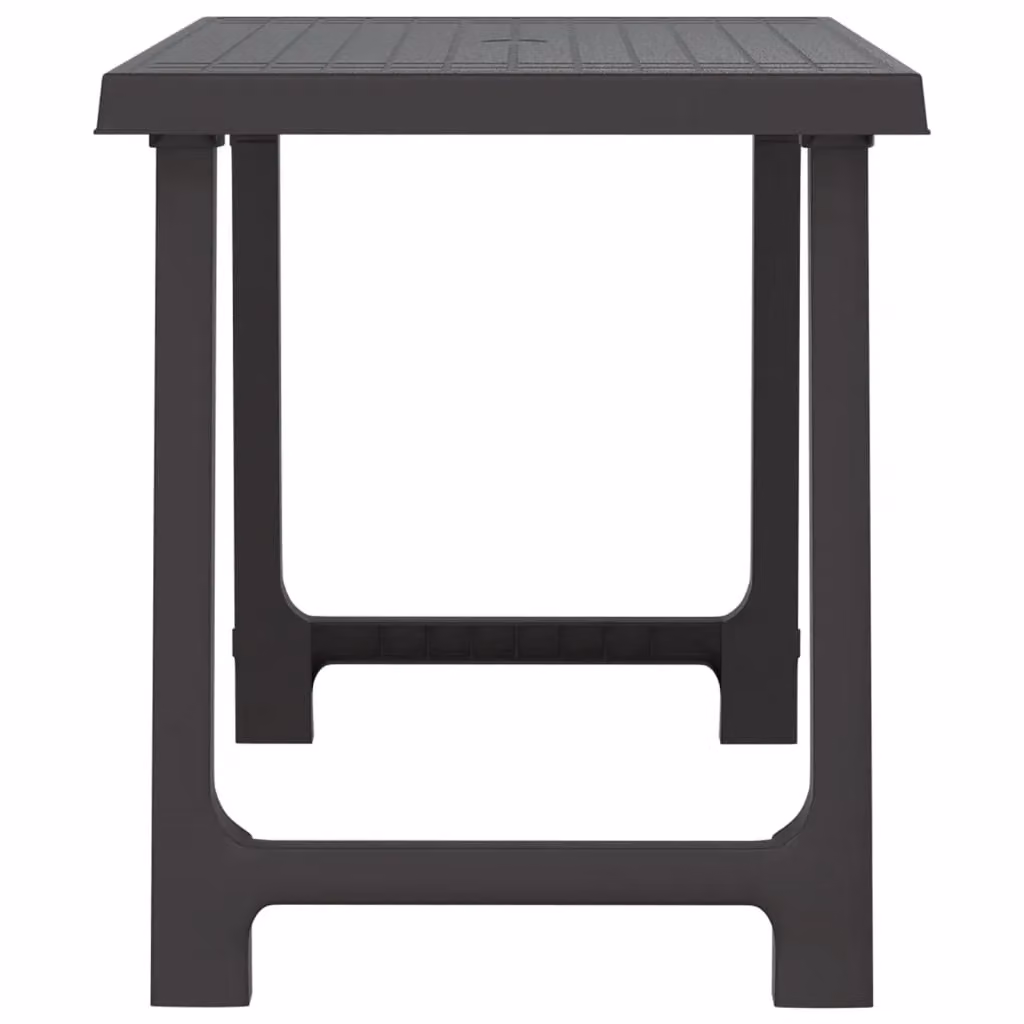 Berkfield Home Camping Table in Anthracite and Black, W/D/H: 79 x 56 x 64 cm – 3