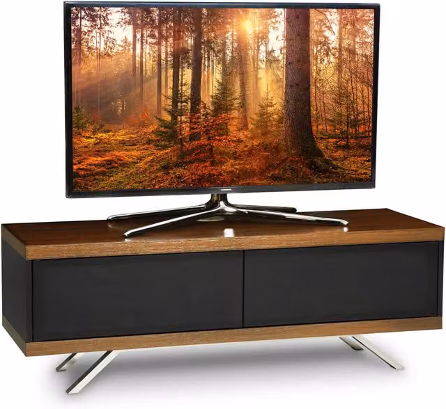 MDA Designs Tucana 1200 TV Cabinet in Walnut, W: 120 cm, D: 40 cm, H: 42 cm