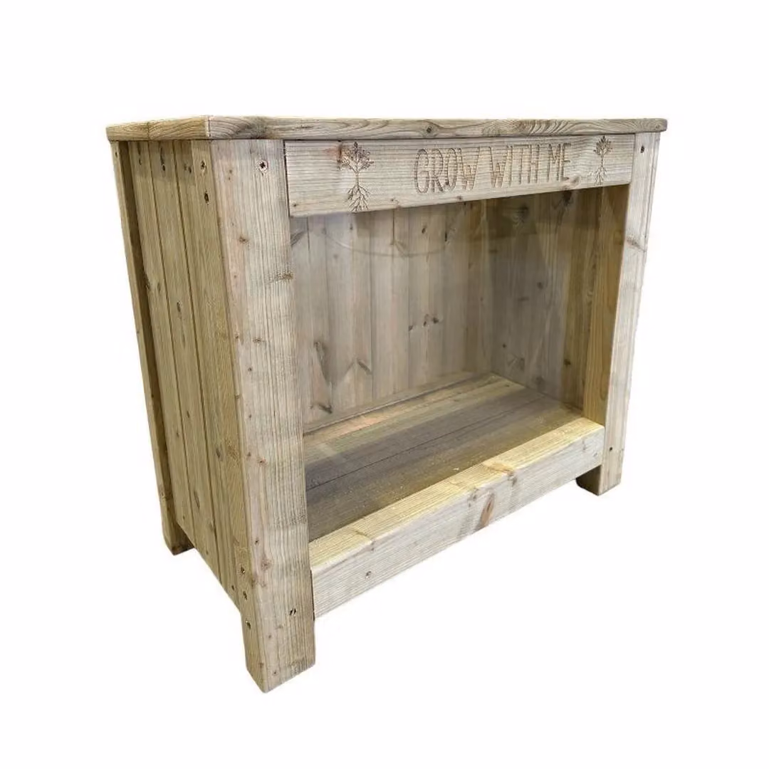 Buttercup Farm Grow with Me Educational Garden Planter in Brown, W: 62 cm, D: 70 cm, H: 35 cm – 6