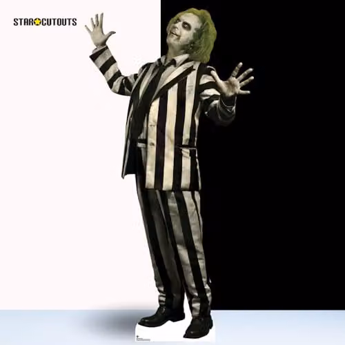 Star Cutouts Beetlejuice Michael Keaton Lifesize Cardboard Cutout, Height: 178 cm – 4