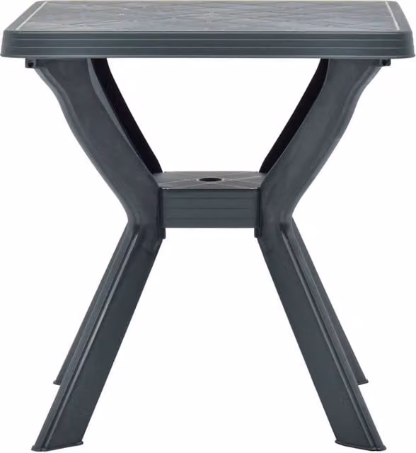 Berkfield Home Green Plastic Bistro Table W/D/H: 70 x 70 x 72 cm – 1
