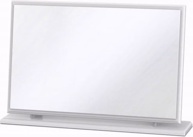 Welcome Pembroke White Ash Large Rectangular Tabletop Dressing Table Mirror
