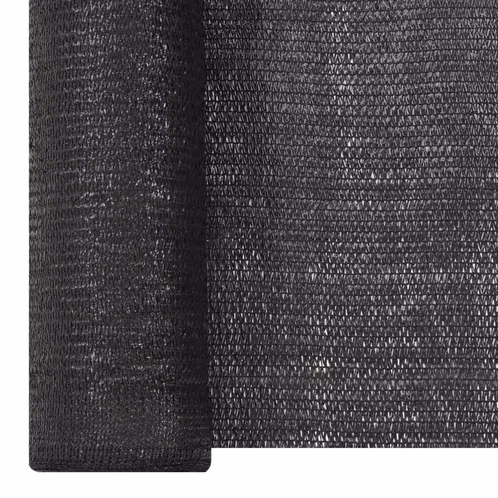 Berkfield Home Black HDPE Privacy Netting, W: 120 cm, L: 10 m – 3