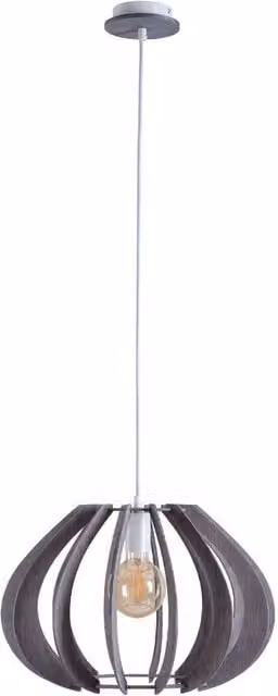 Netlighting Nora Wire Frame Pendant Ceiling Light, Grey, Diameter: 44.5 cm, E27