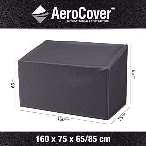 Ruma AeroCover Waterproof Polyester Garden Bench Cover in Anthracite Grey, W160 x D75 x H85 cm – 2