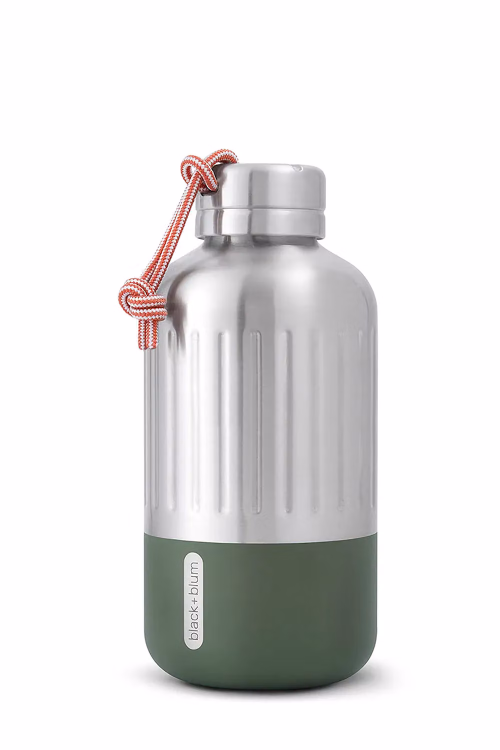 Black + Blum Explorer Bottle in Silver and Dark Green – 3