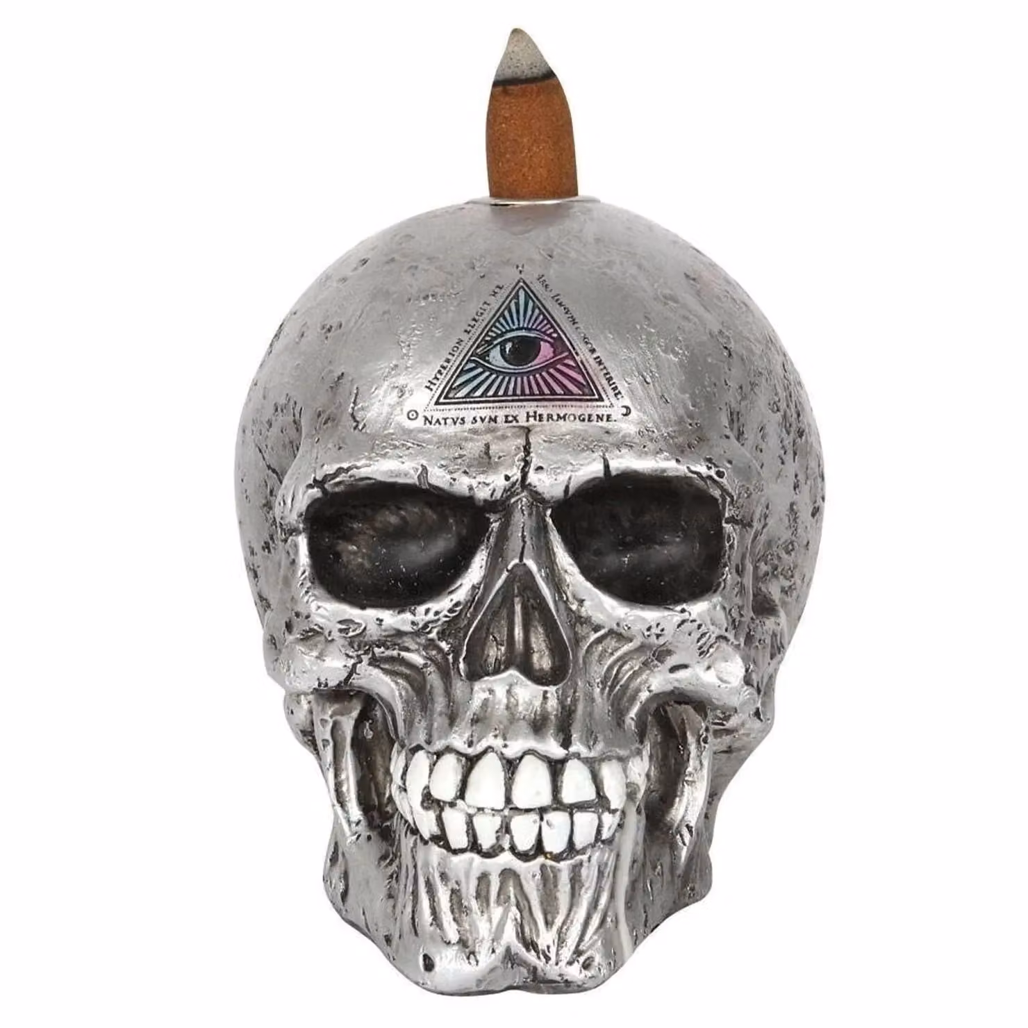 Alchemy The Void Silver Resin Backflow Incense Burner – 2