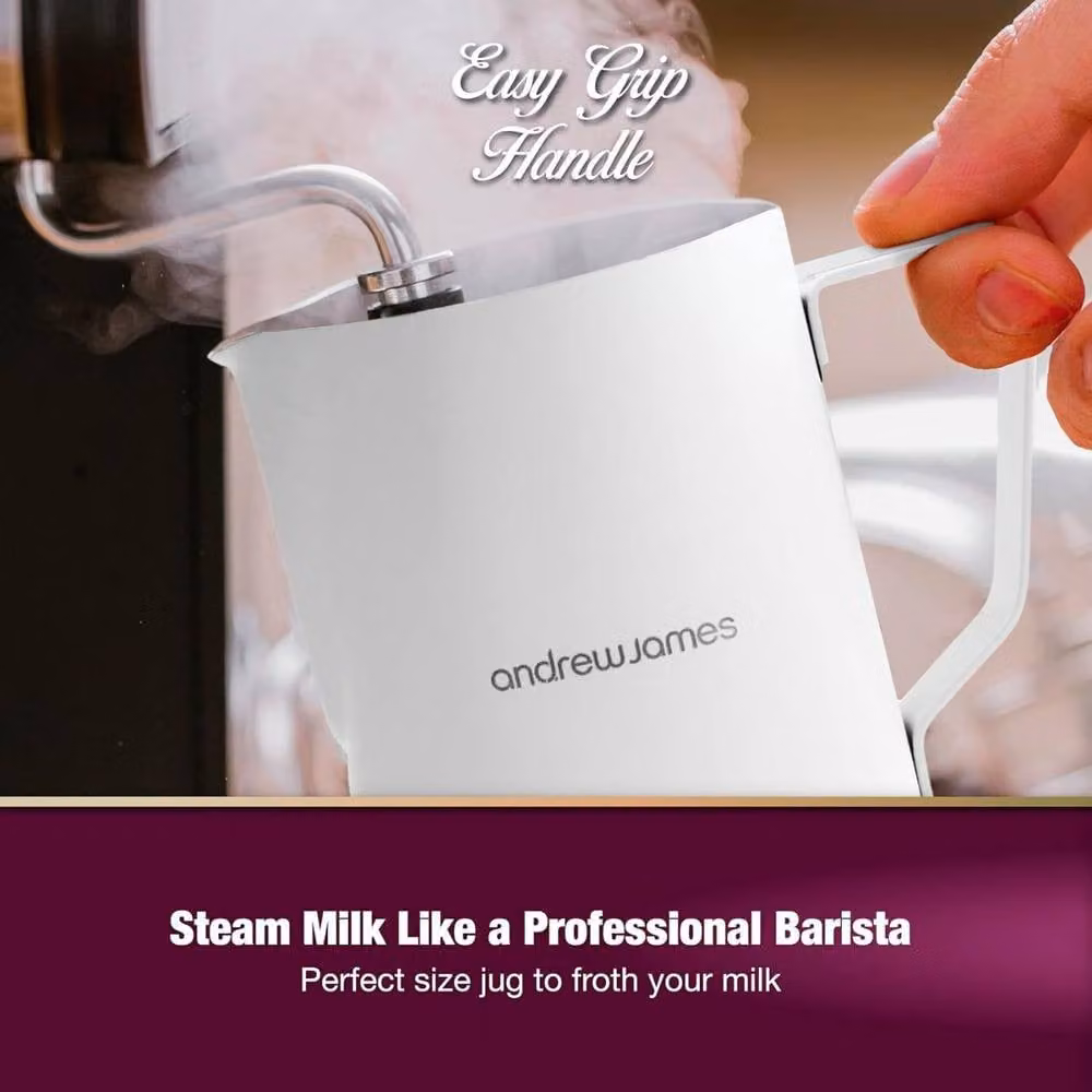 Andrew James White Ceramic Milk Jug, 600ml – 4