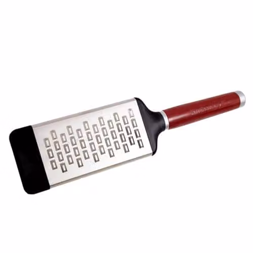 KitchenAid Etched Fine Cheese Grater in Red Stainless Steel