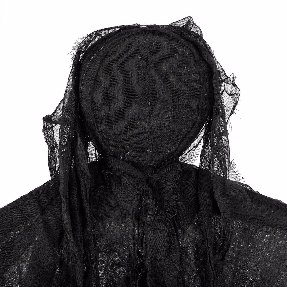 Yezi Black Grim Reaper Hanging Halloween Decoration, Height: 130 cm – 4