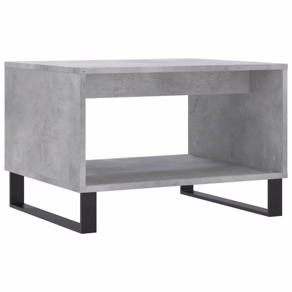 Berkfield Home Concrete Grey Coffee Table W/D/H: 60 x 50 x 40 cm – 2