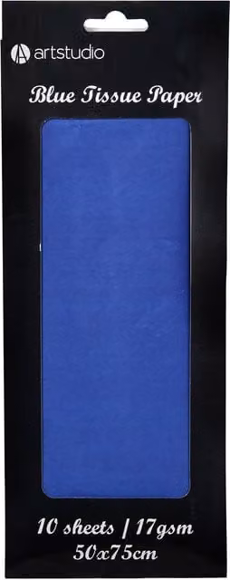 Art Studio Blue Custom Tissue Paper for Children