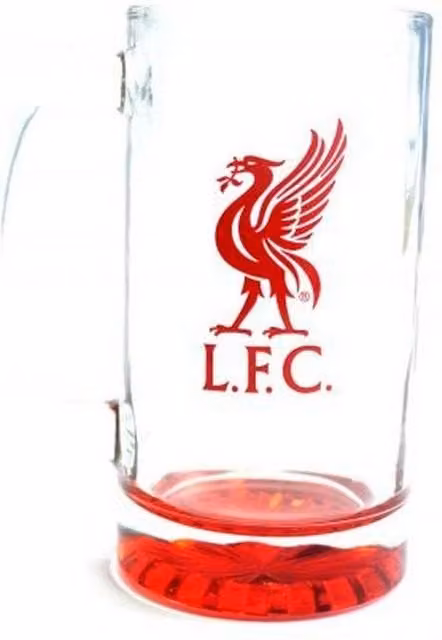 Liverpool FC Beer Glass Stein, 425 ml, Clear