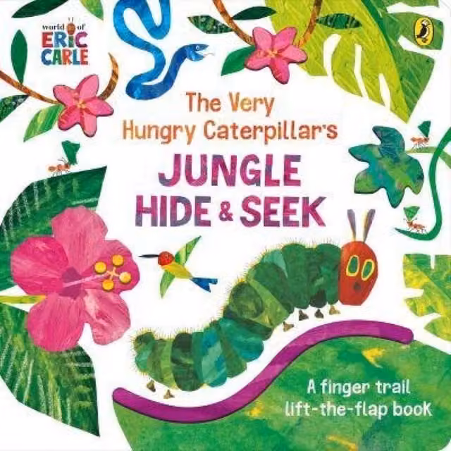 Eric Carle The Very Hungry Caterpillar's Jungle Hide & Seek A Finger Book in Multicolour