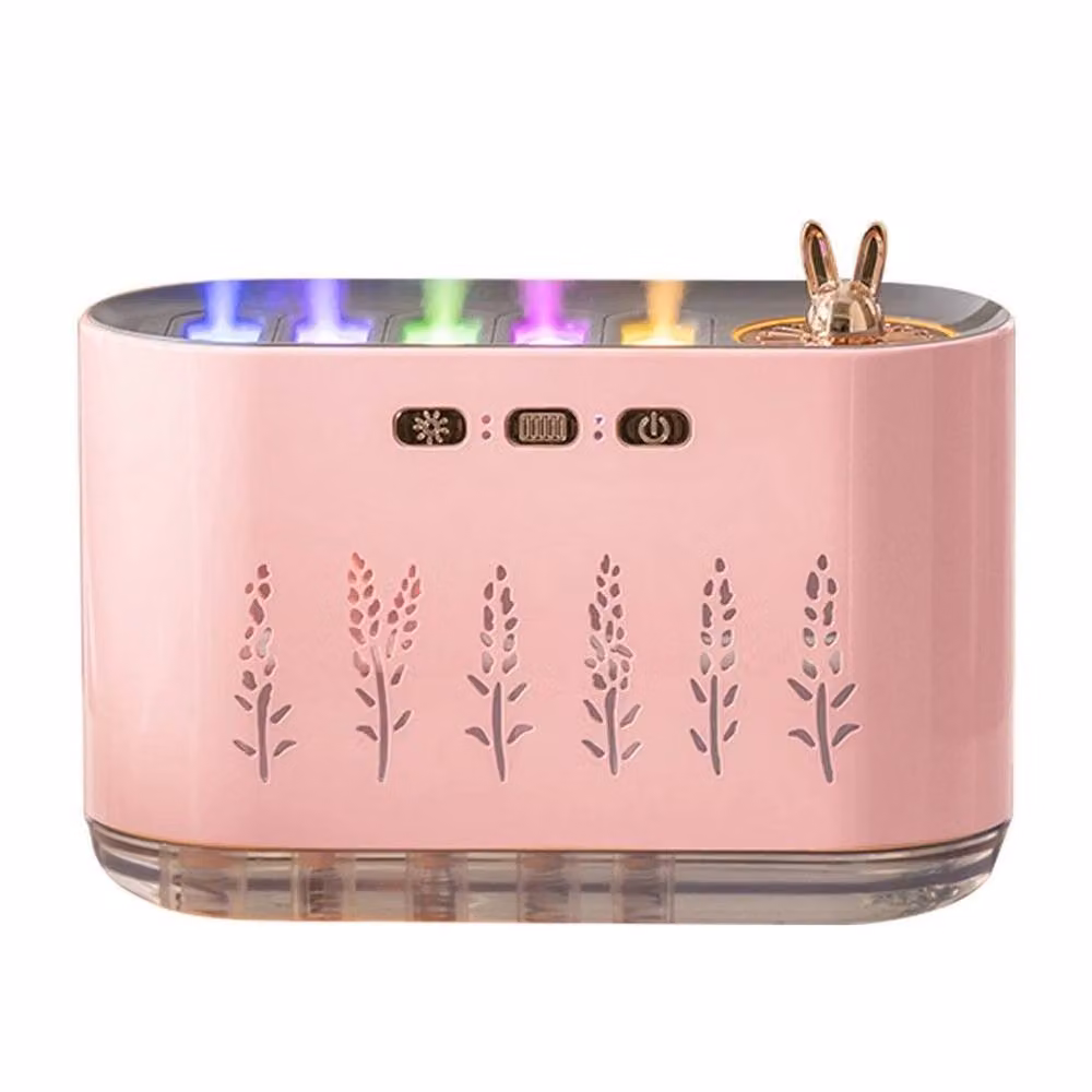 SPETLEK Pink Ultrasonic Cool Mist Humidifier and Air Purifier, 700ml – 2