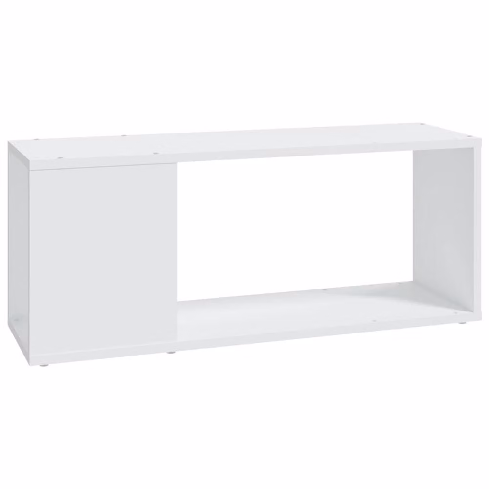 Berkfield Home White TV Cabinet in Engineered Wood W/D/H: 80 x 24 x 32 cm – 2