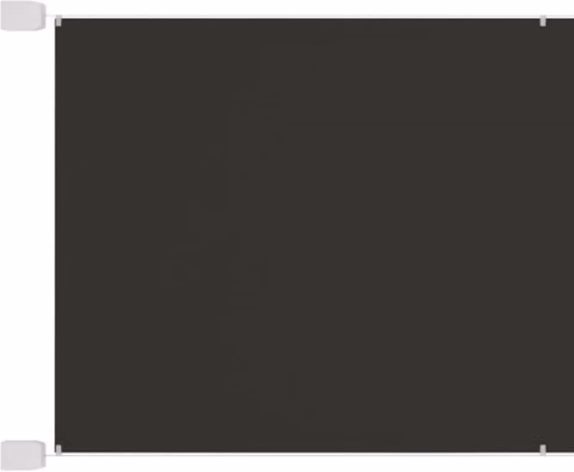 Berkfield Home Vertical Awning in Anthracite and Black Oxford Fabric, W: 140 cm, H: 270 cm – 1