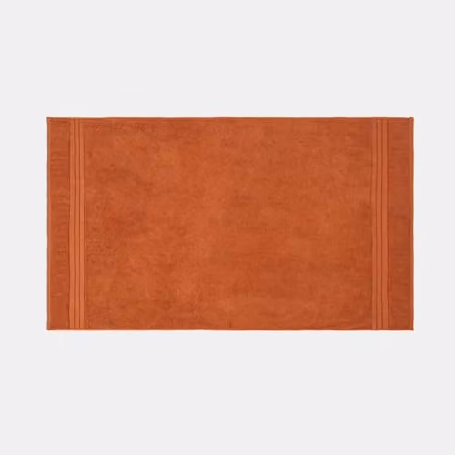 OHS Luxury Fluffy Cotton Terry Bath Towel in Orange – 4