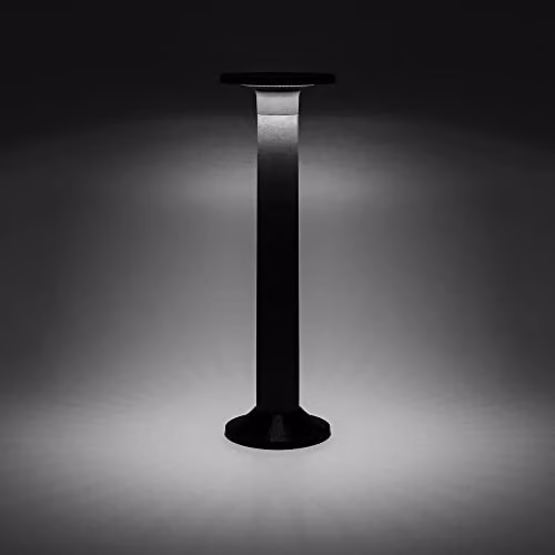 Netlighting Forlight Yika LED Outdoor Bollard, Black, Height: 52 cm, 690 lm, 3000K, IP44 – 3