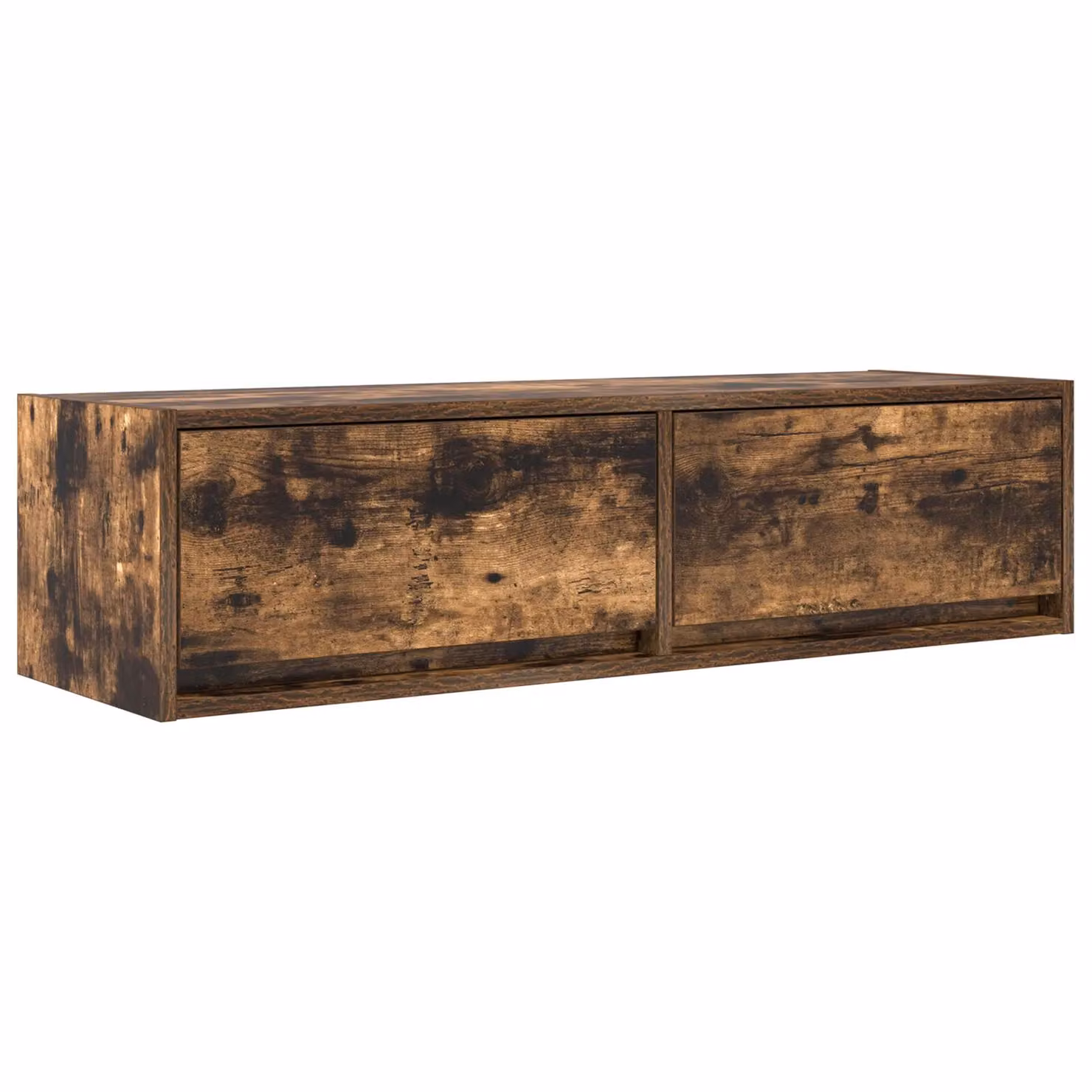 Berkfield Home Modern Smoked Oak TV Cabinet in Brown, W/D/H: 100 x 31 x 25.5 cm – 2