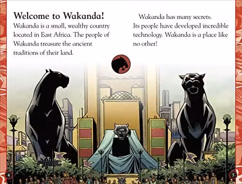 DK Marvel Black Panther Wakanda Forever! DK Readers Level 2 Multicolour Book – 4