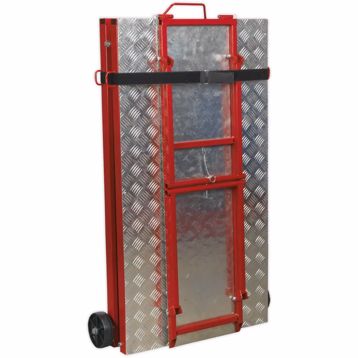Loops Foldable and Rollable Motorcycle Workbench in Red and Multicolour with 360kg Capacity – 3