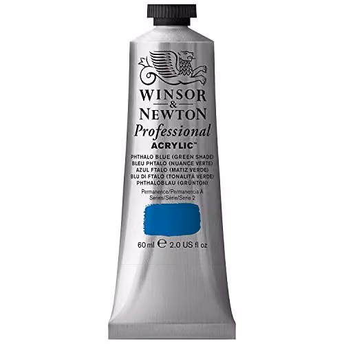 Winsor & Newton Artist Acrylic Paint Blue, 60 ml