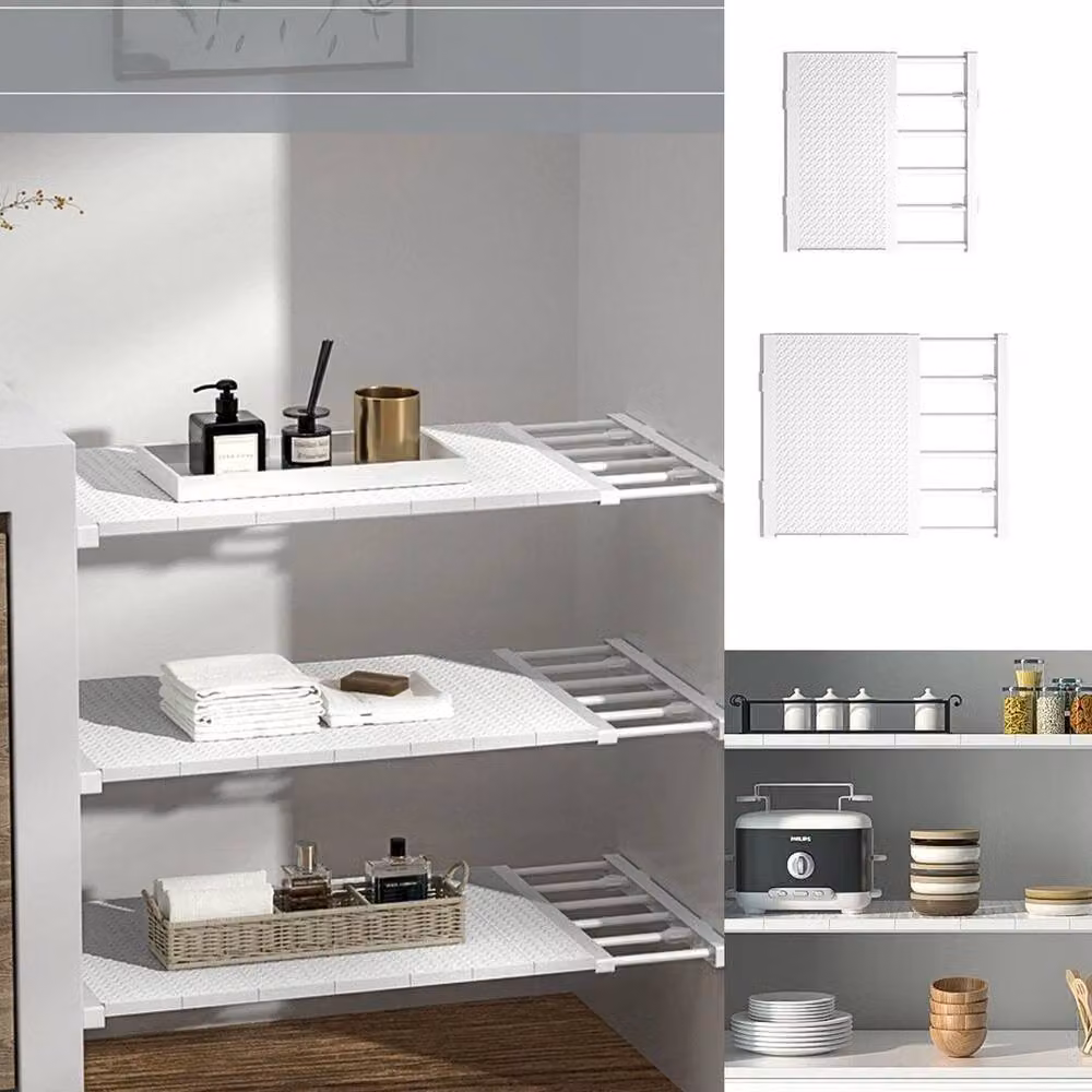 KORVIXA White Cupboard Storage Organizer Shelf W/D/H: 50 x 50 x 50 cm – 2