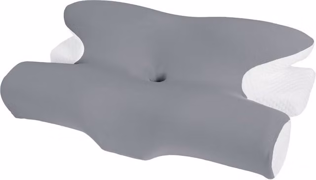Kelvenix IceWave Height Adjustable Memory Foam Cervical Wedge Pillow in Grey