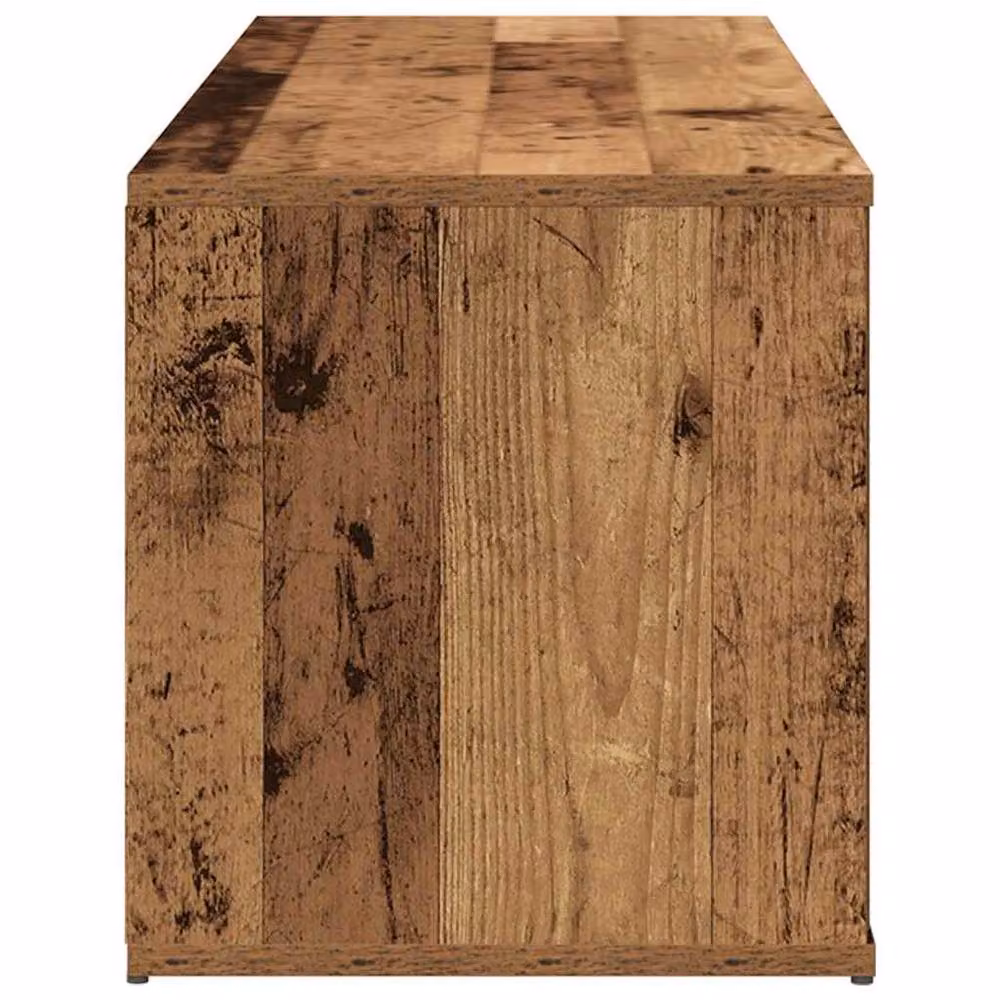 Berkfield Home Rustic Old Wood TV Cabinet in Brown, W/D/H: 120 x 34 x 37 cm – 3