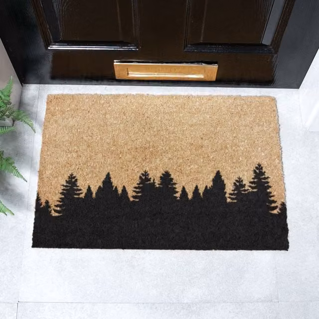 Artsy Mats Forest Doormat in Brown, W/D: 60 x 40 cm