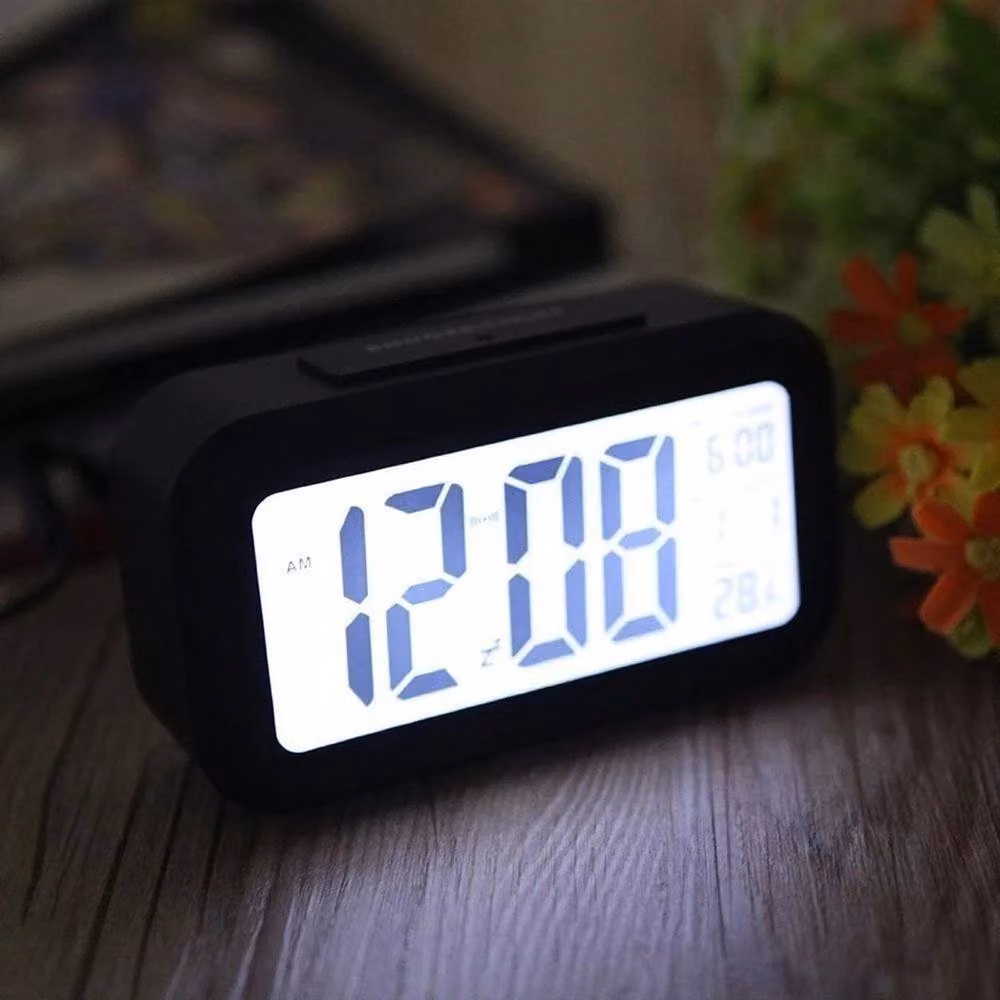 PAWNORA LED Snooze Alarm Clock Black – 3