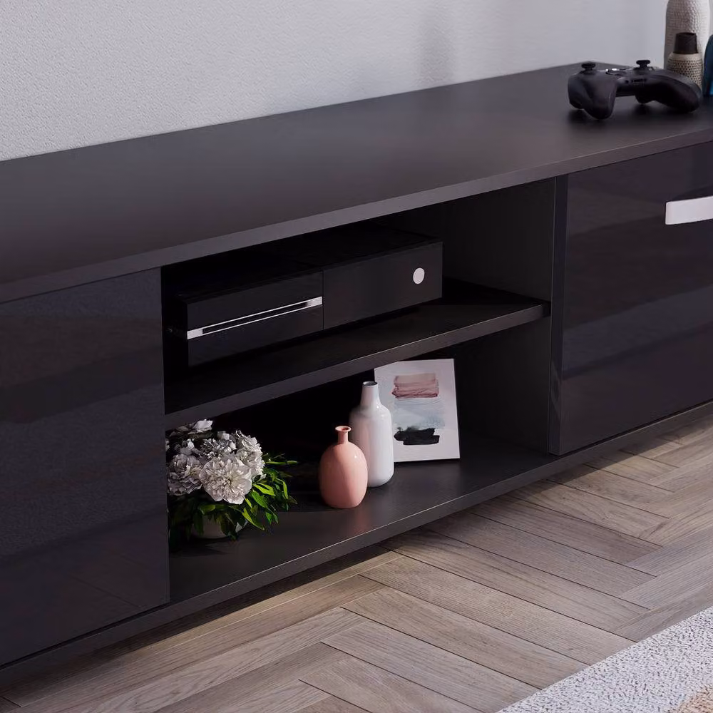 HD Designs Vida Designs Cosmo 2 Door TV Unit in Black – 4
