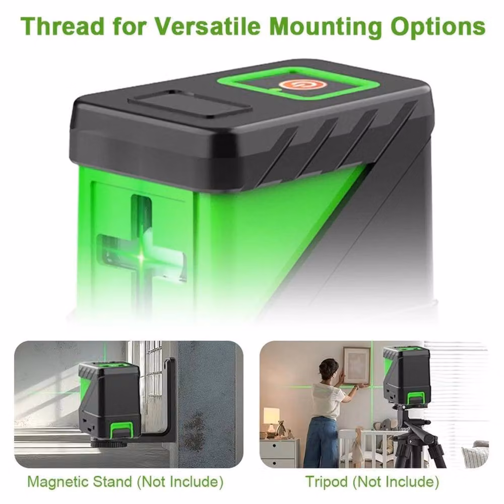 Nordara Self Leveling Green Laser Level, W: 520 mm, H: 52 mm, D: 7.9 mm – 4