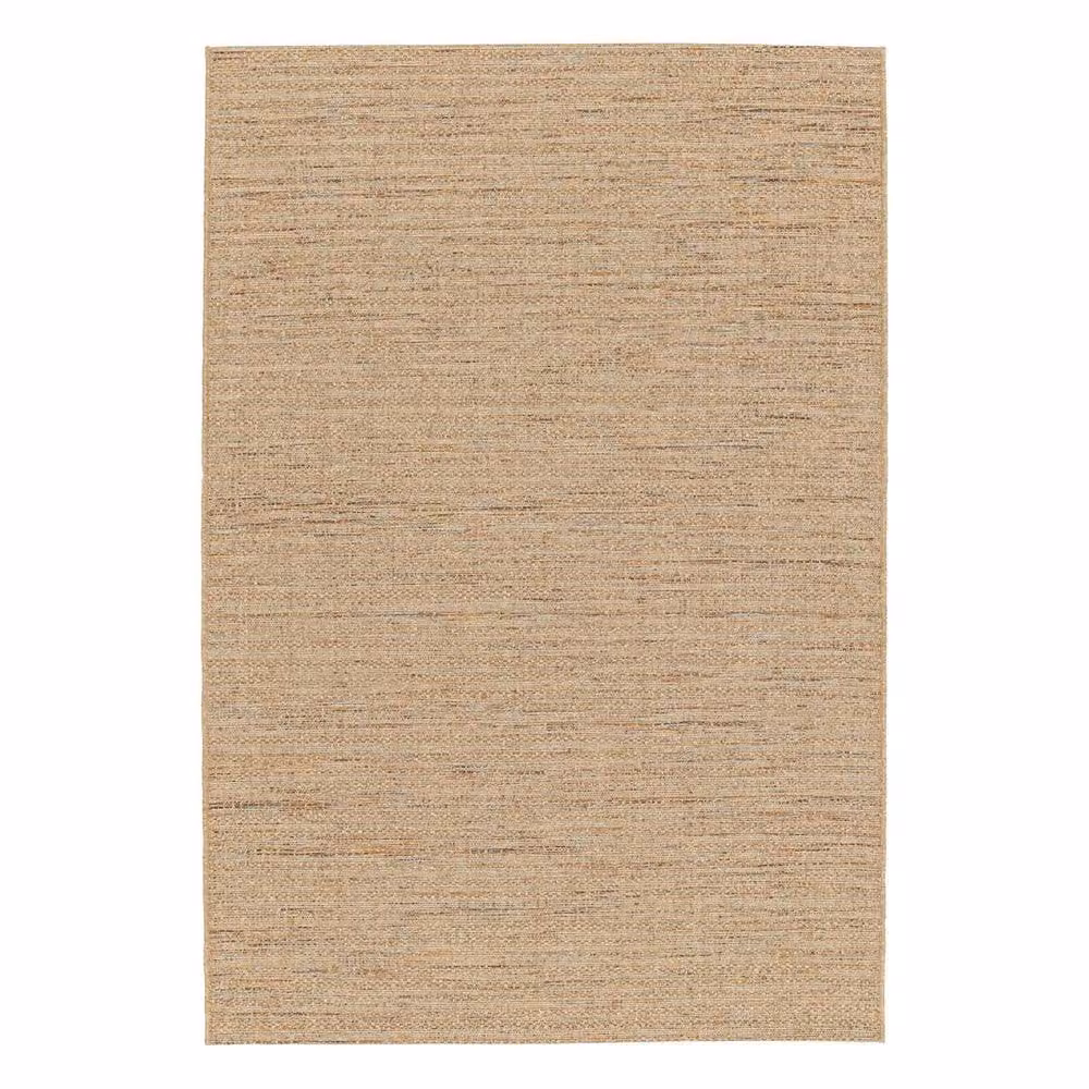 sweeek Natural Jute-Effect Interior and Exterior Carpet with Coloured Accents, W/D: 200 x 290 cm – 2