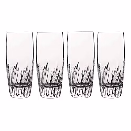 Bormioli Rocco Incanto Hi-Ball Tumbler Set, Transparent Glass, 6 Pack