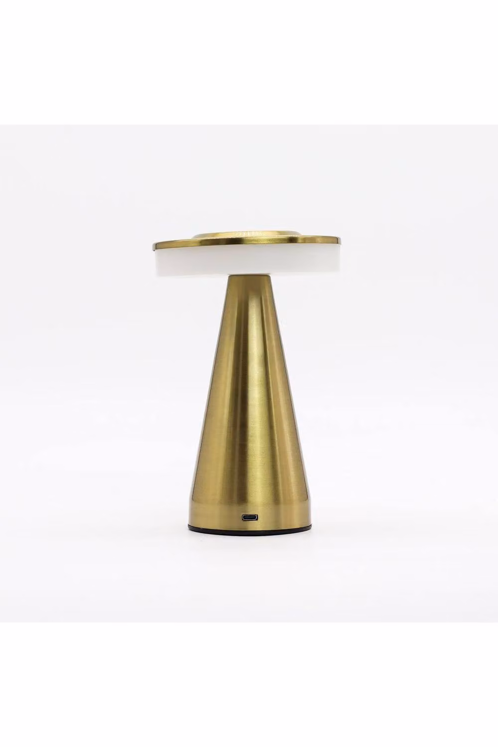 KDMD Touch Control Tall Stem Tabletop Lamp in Copper and Gold with USB Rechargeable Battery – 2