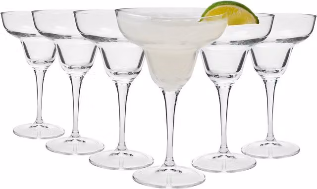 Bormioli Rocco Margarita Cocktail Glasses, 330ml, Pack of 6, Transparent
