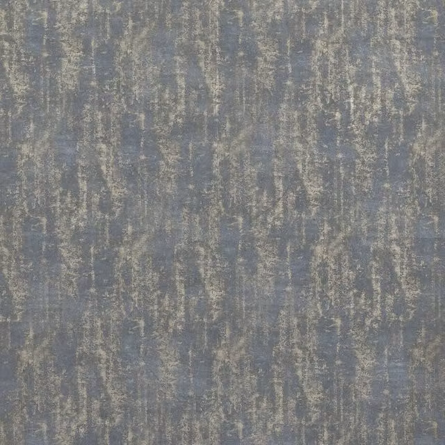 Clarke & Clarke Sontuoso Fabric in Nero Black, Blue, Grey and Silver
