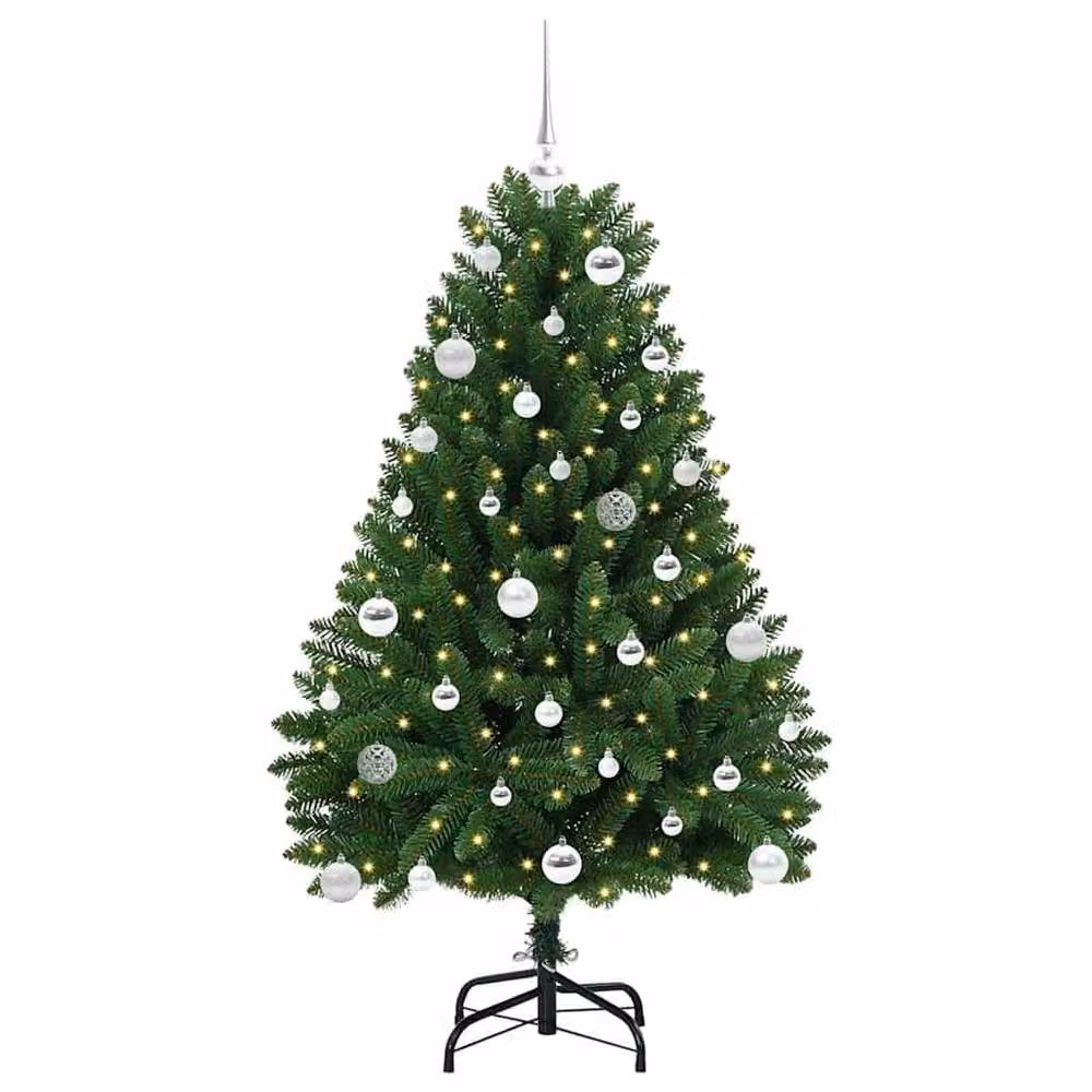 Berkfield Home Artificial Green Christmas Tree with Stand, Height: 150 cm – 3