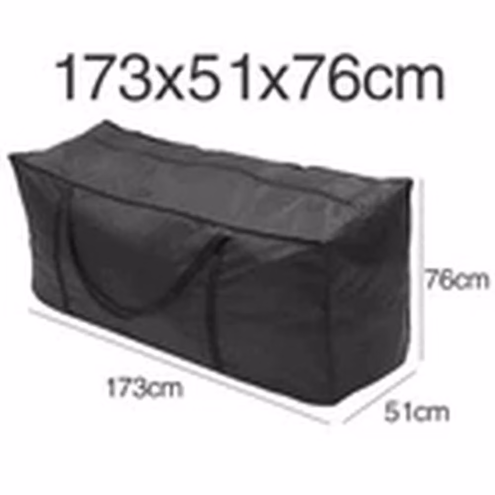 EONLION Extra Large Zipped Waterproof Garden Cushion Storage Bag, Black – 2