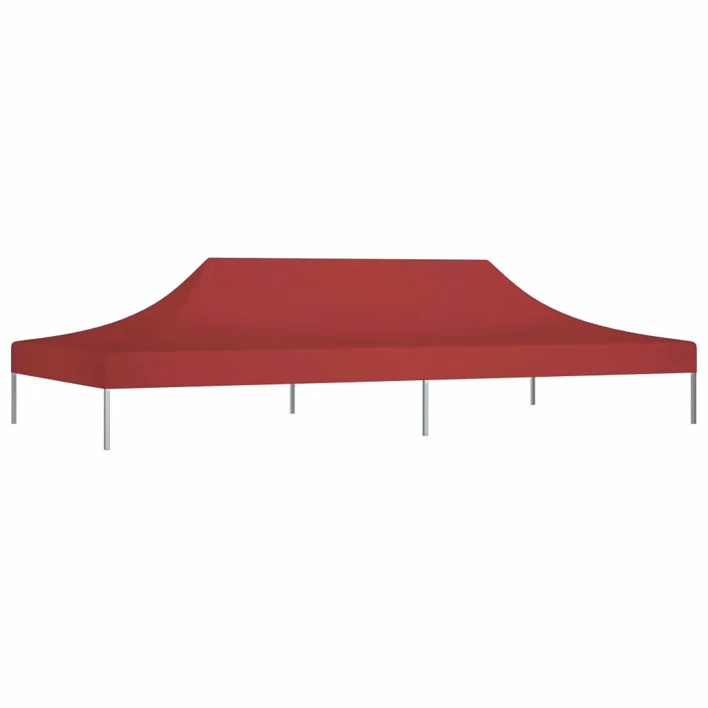 Berkfield Home Party Tent Roof in Burgundy Red, 6 x 3 m – 2